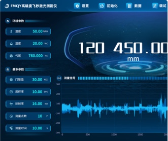 飛秒激光時(shí)域熱反射測量系統(tǒng)軟件UI界面設(shè)計(jì)
